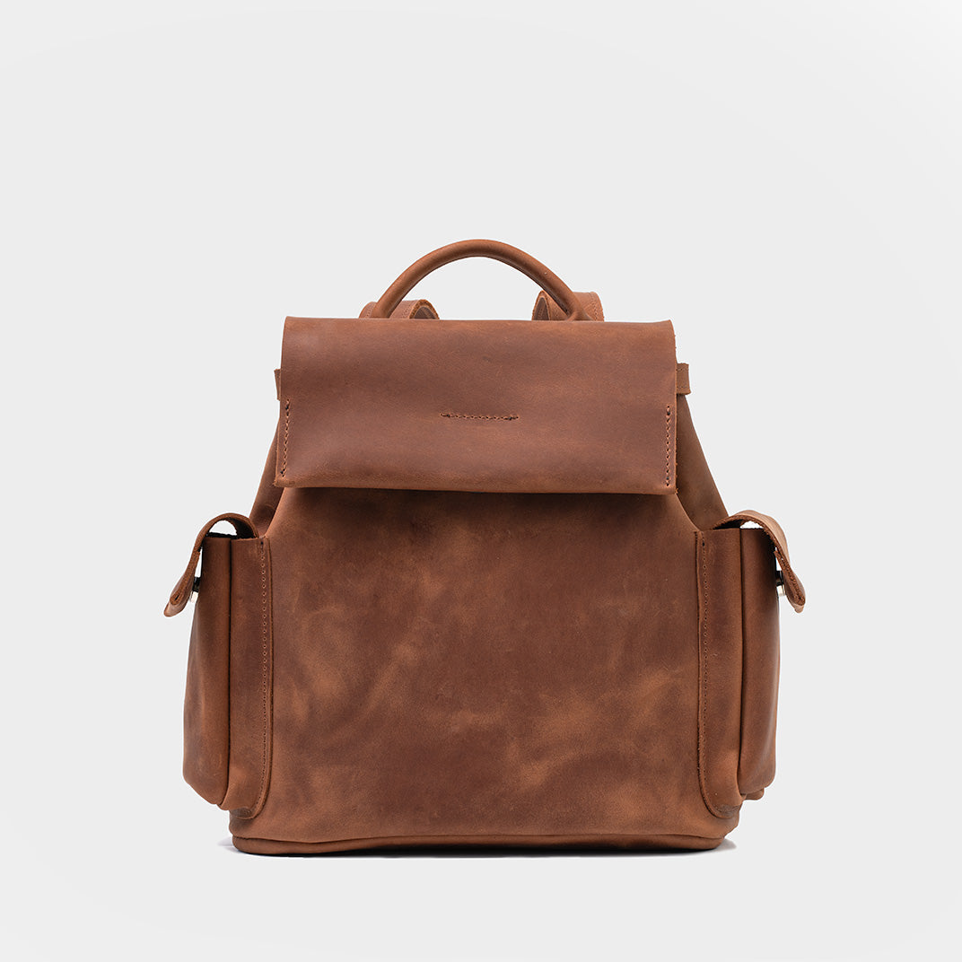 Leather Backpack - European