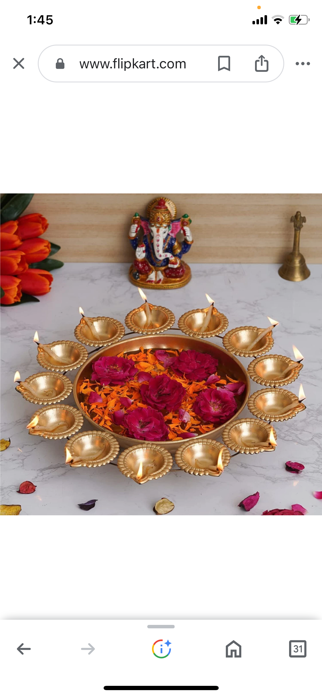 URLI (FORFLOWTING FLOWER PLATE) +5 ARTIFICAL FLOWER LADI