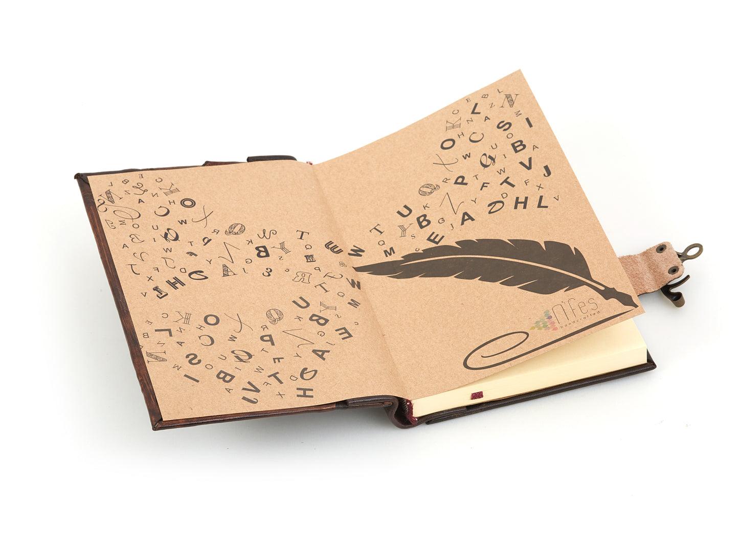 Eagle Design Craft Leather Journal Diary Notebook