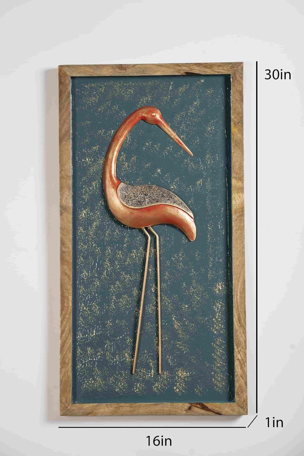 Home Decorative French Flamingo Bird Frame Wall Art