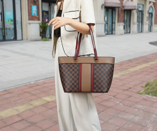 Fabiola Vegan Leather Womens Tote Bag with wallet