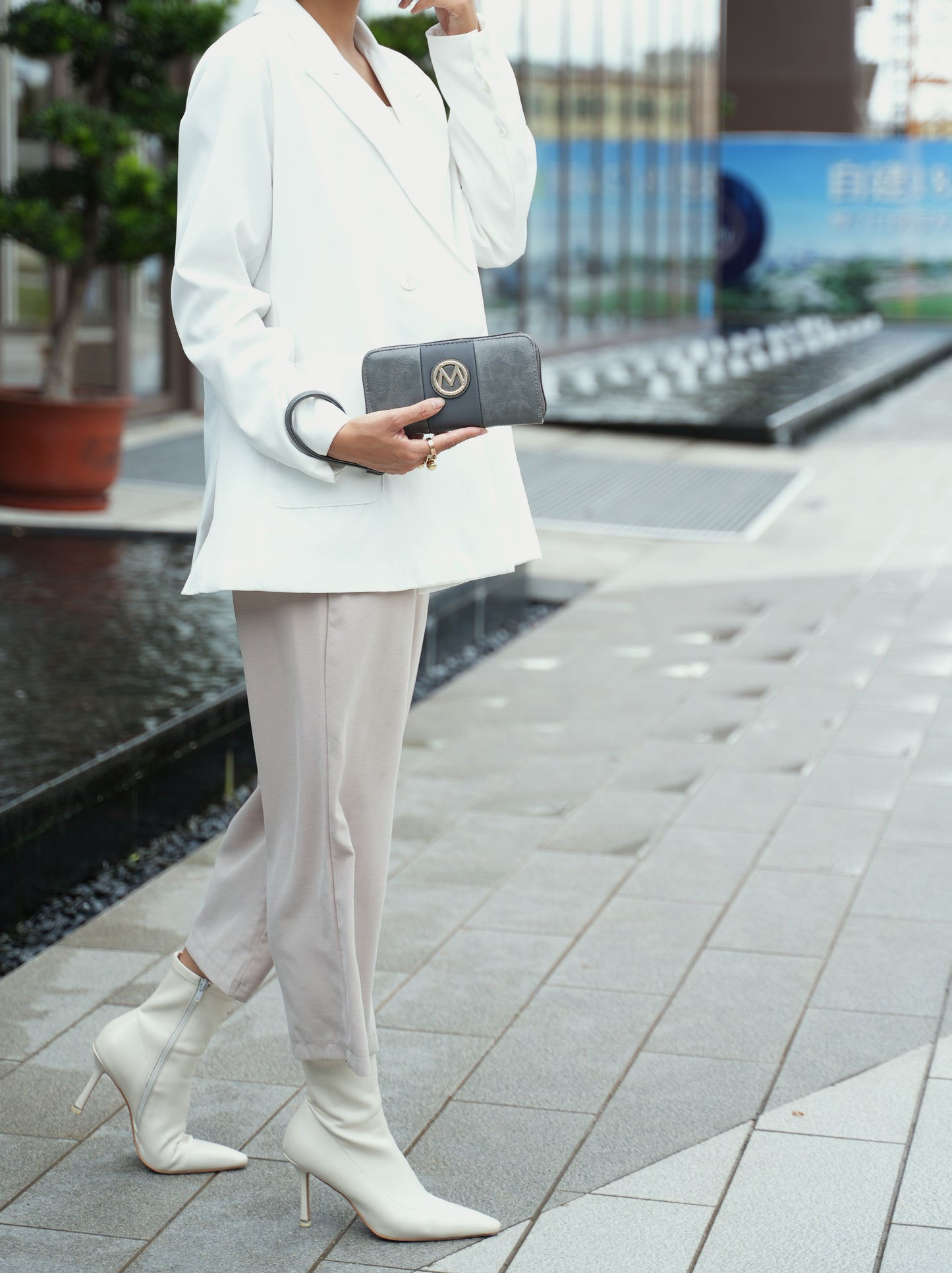 Zori Tote Handbag with Pouch and Wallet Vegan Leather Women