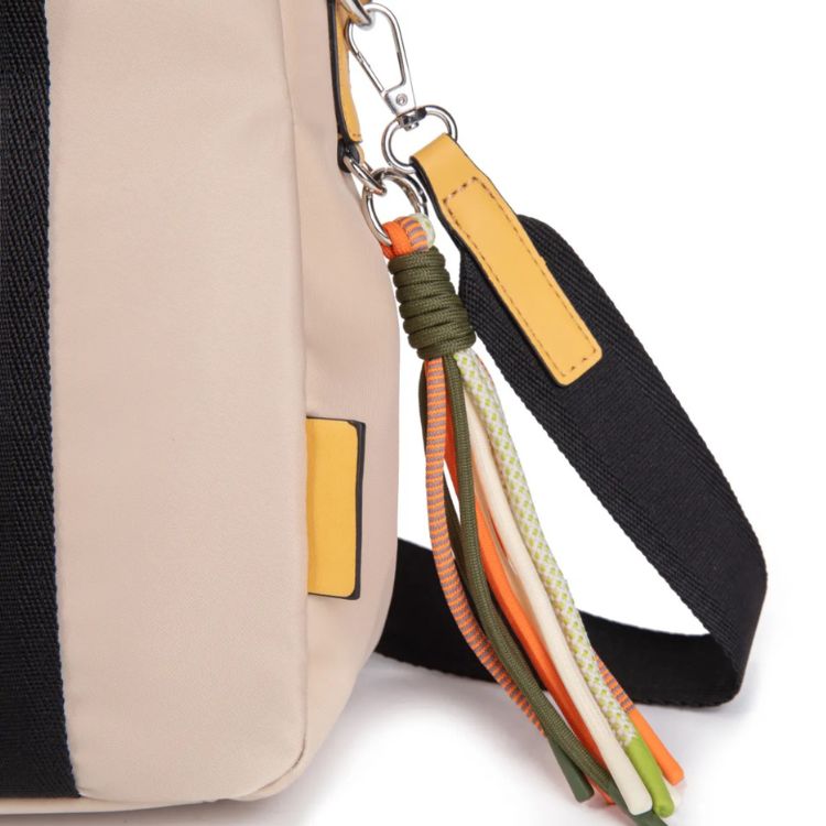 Bolso Kendall beige y amarillo