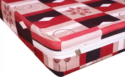 CheckMe Cotton Queen Bed Cover  (Multicolor)