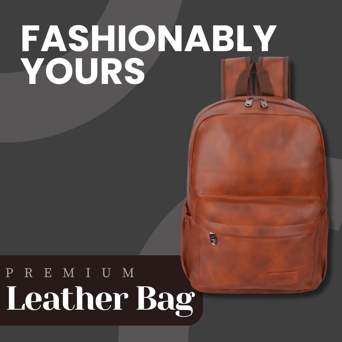 Men's Fashion PU Leather 20L BackPack For College  Size 27X13 CM