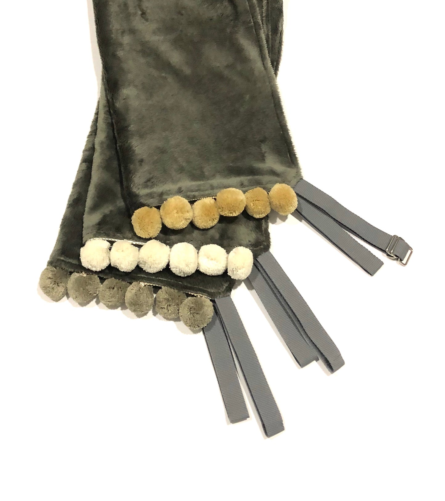 DREAM GRASSLAND Saveplace® hammock for pets & storage with pom poms