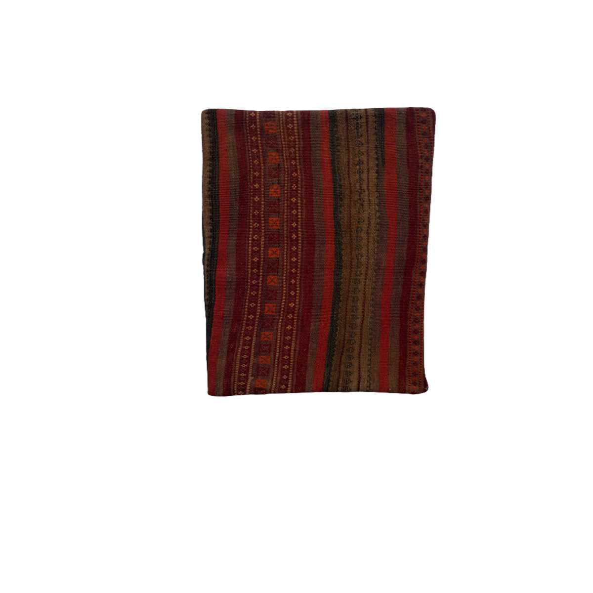 Baluchi Kilim Handwoven Woody Brown Cushion Cover