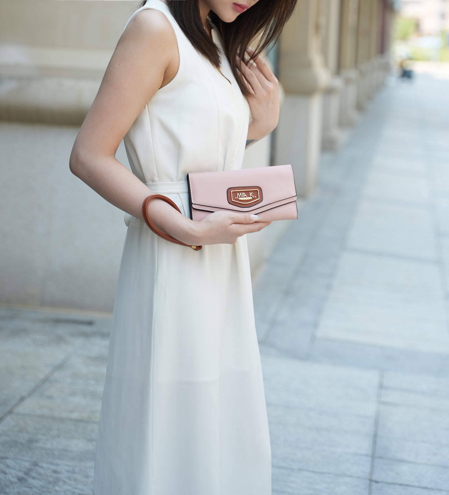 Davina Vegan Leather Women Tote Bag with wallet