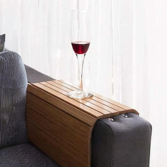 " Foldable Sofa Tray Table, Couch Armrest Tray Hold"