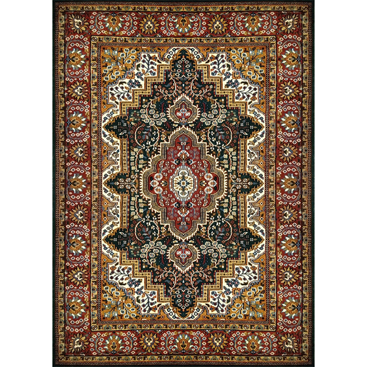 5ft×7ft Green Hand Knotted Persian Carpet Wool