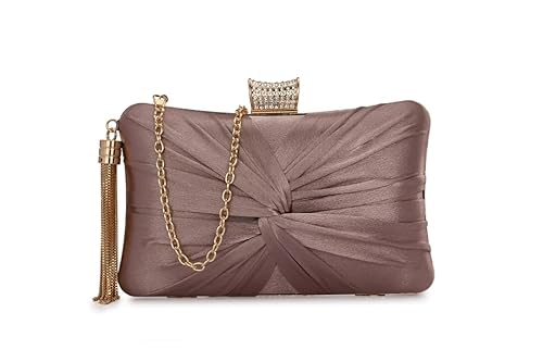 Women's Handcrafted Beautiful Bling Box Clutch Bag