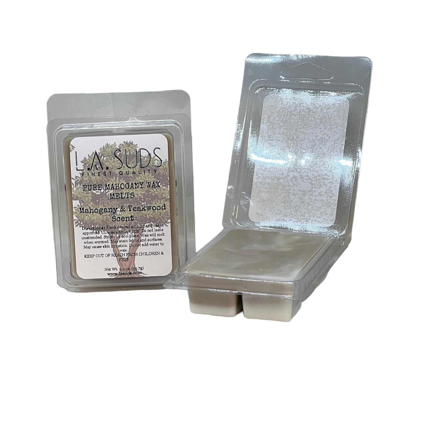 Pure Mahogany Holiday Wax Melts-Mahogany & Teakwood Scent