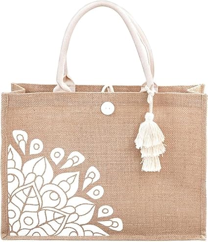 Jute Tote Bag for Women