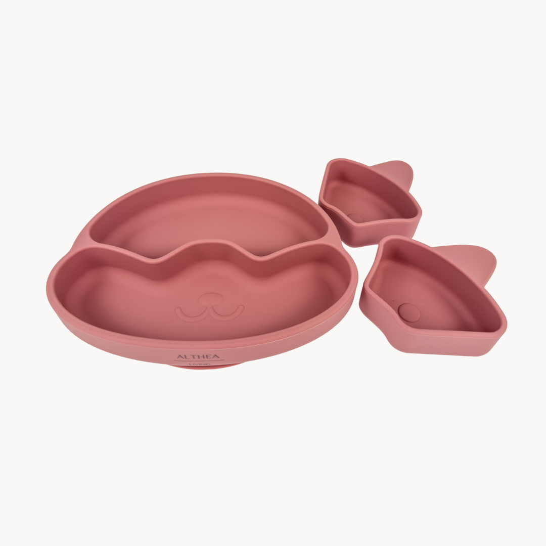 Plato para bebé silicona orgánica con divisiones