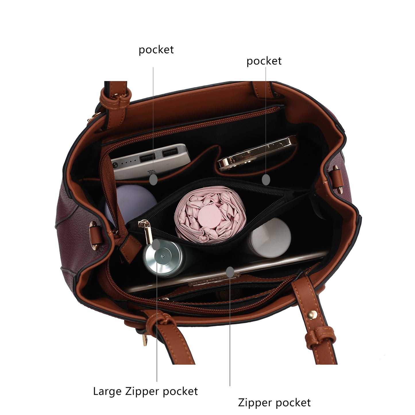 Kearny Vegan Leather Women Tote Bag