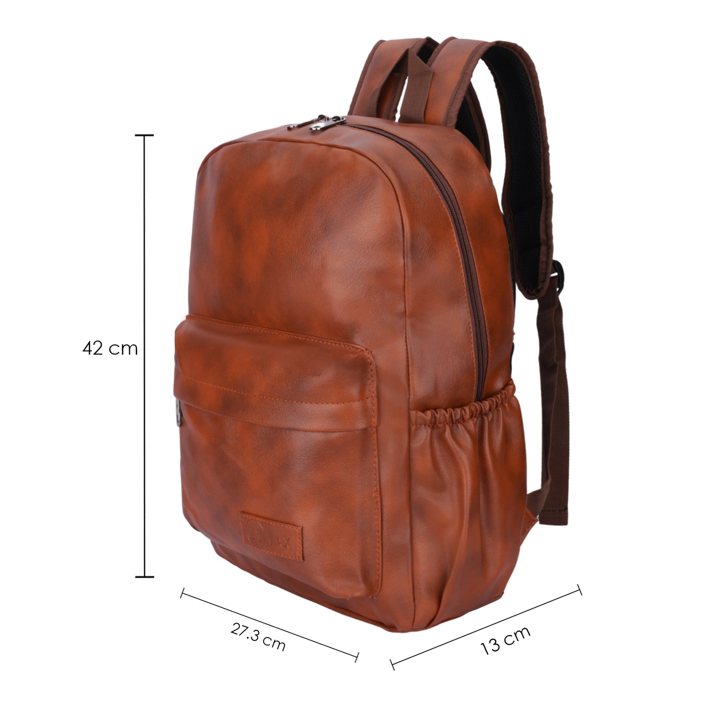 Men's Fashion PU Leather 20L BackPack For College  Size 27X13 CM