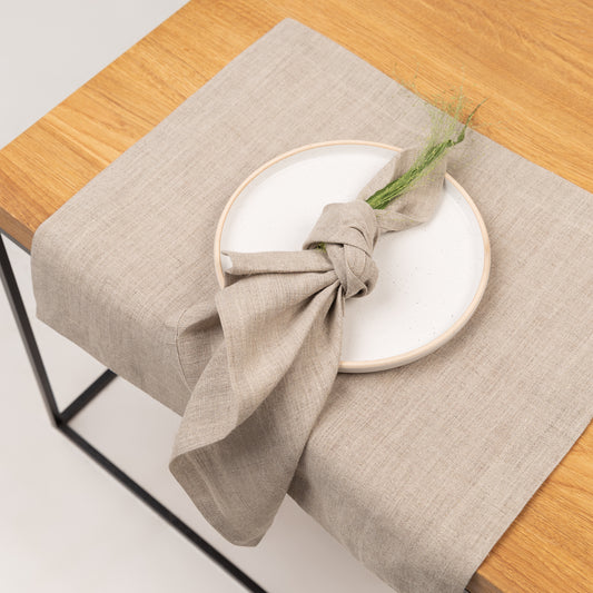Natural linen placemat | natural
