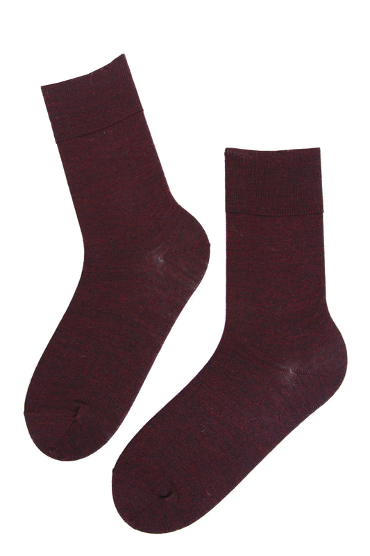 DOORA bordeaux merino socks for women