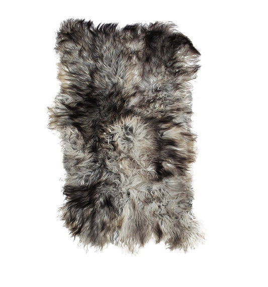 4x Schapenvacht IJslands | Natural grijs | 140 x 210cm