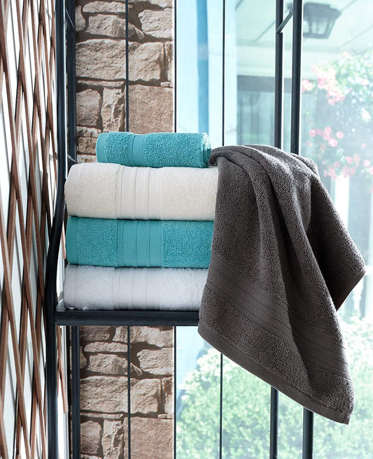 Linen Bath Towel Set 3 Pieces Soft and Absorbent;  Premium Quality