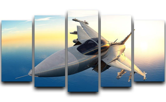 fighter 5 Split Panel Canvas