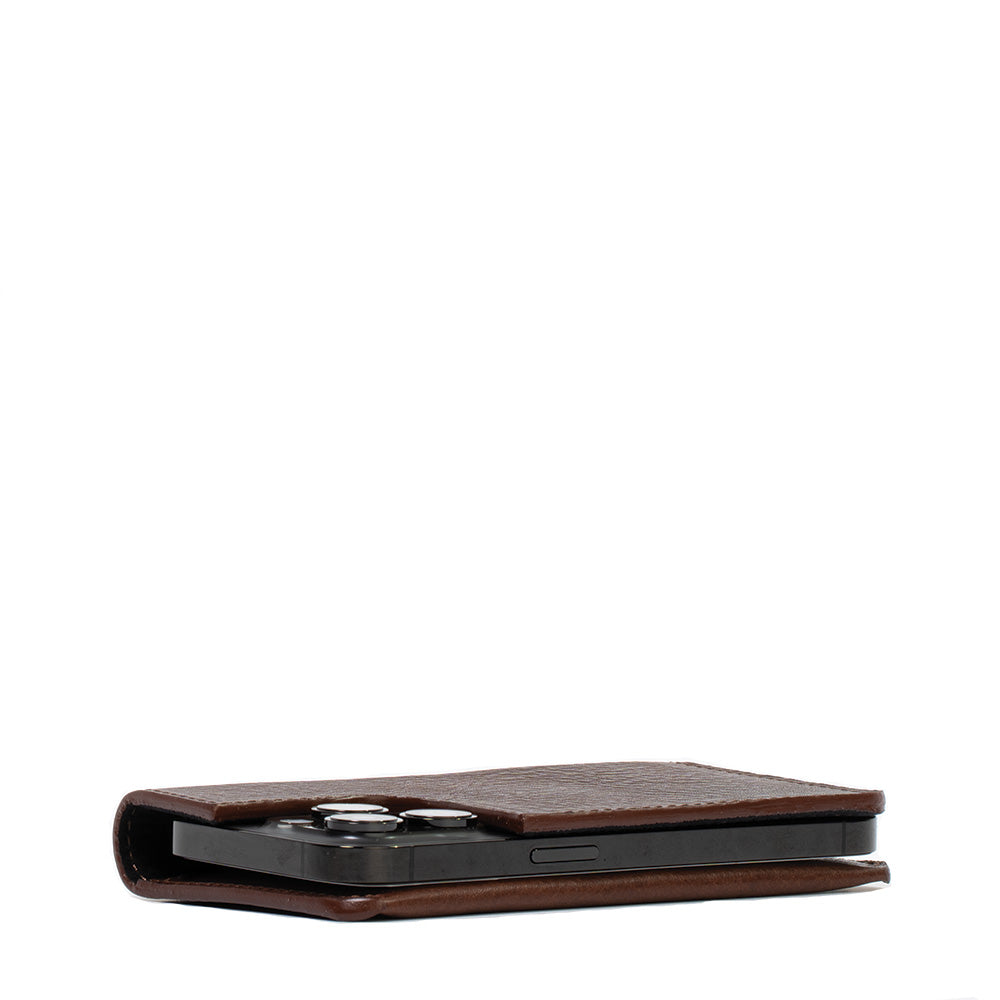 iPhone 15 series Leather Folio Case Wallet with MagSafe - The