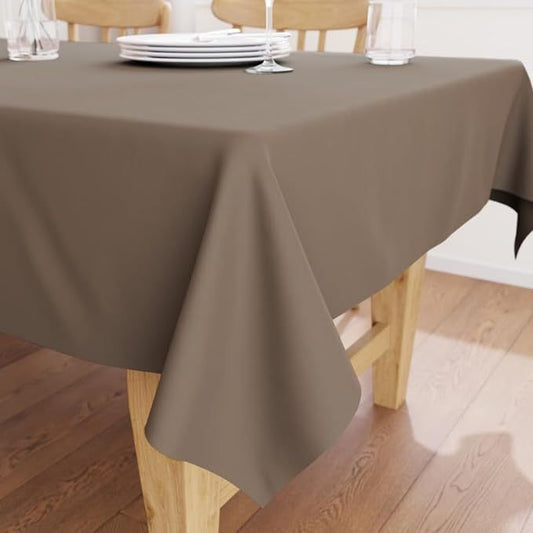 Dining Table Cover for 4 to 6 Seater (Size-140x180cm) (Color-BROWN)