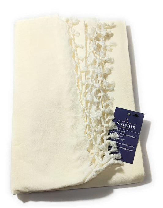 SHISHIR Handloom Bhagalpuri Cotton hin Layer Blanket