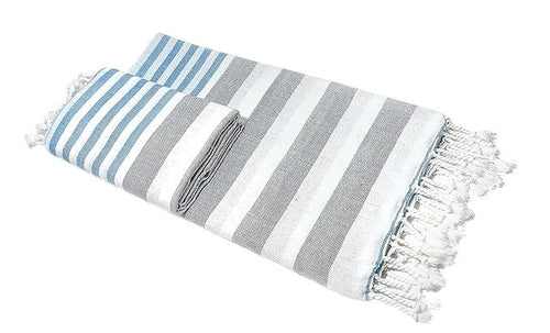 Bath and Hand Towel Large Size Classic and Multicolor Design Soft Rich