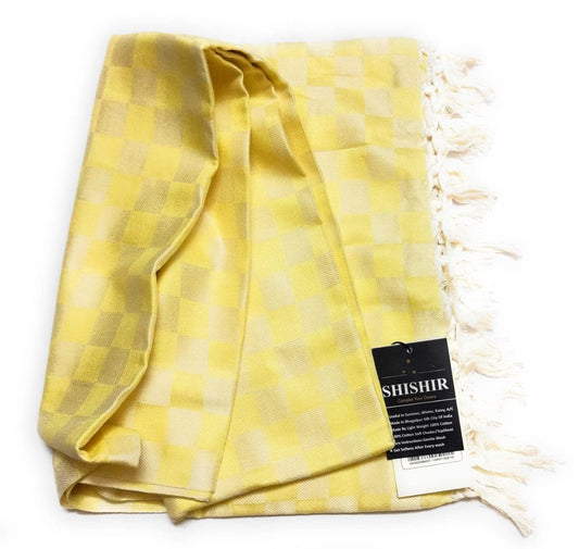 SHISHIR Bhagalpuri Single Bed Thin Layer Summers TopSheet