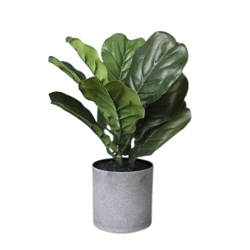 Artificial faddle Leaf Plant with Pot Decoration Items for Living Room