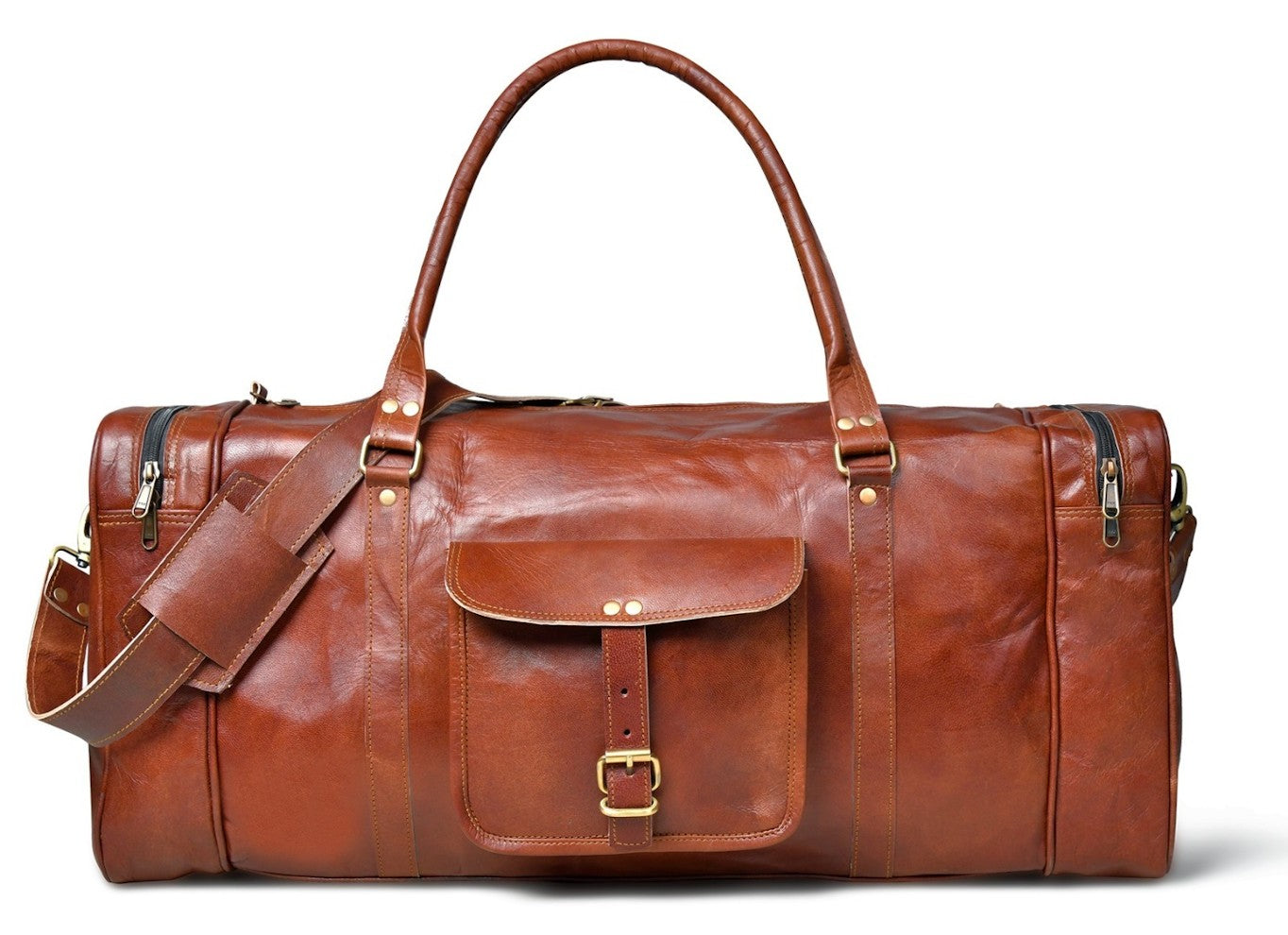 Men's Genuine Satchel 100% Real Leather Bag