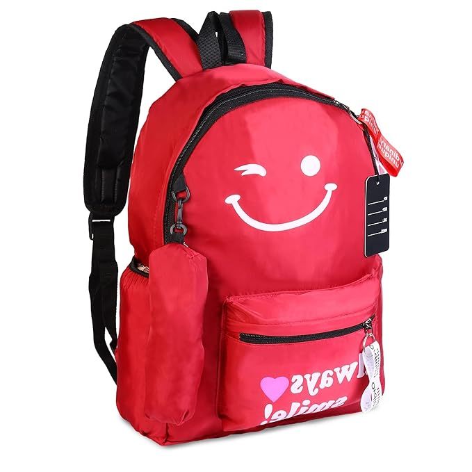 RISEN STYLE Fashion Medium Size Fashion Backpack for Girls PINK DARK