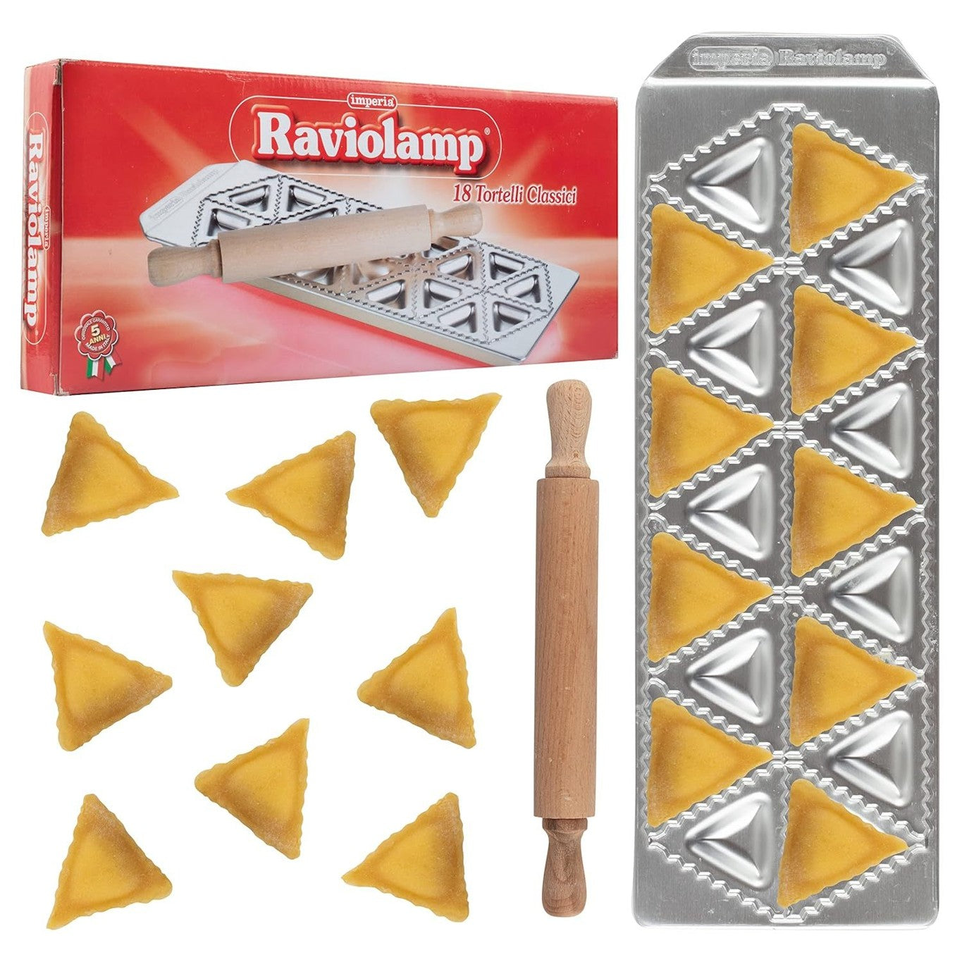 Imperia Tortelli 18 Triangle Ravioli Mould