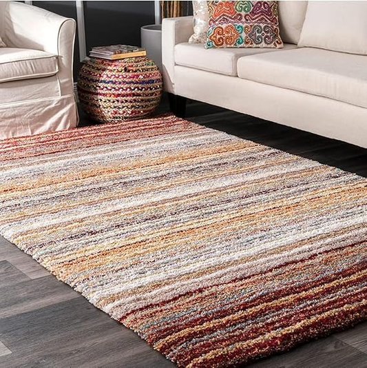 3D Textured Thick and Soft Shaggy Fur Rug & Carpets for