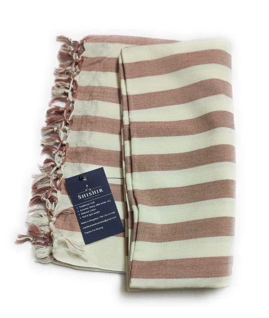 SHISHIR Handloom Bhagalpuri 100% Cotton Chadar-200 TC