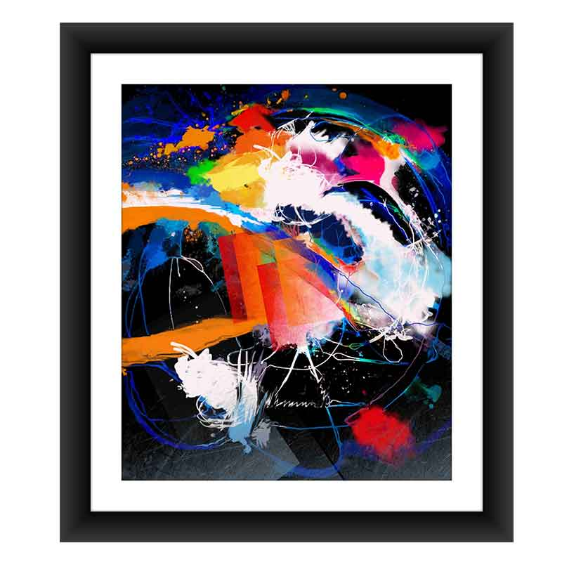 Abstract Digital Print "GALAXY" Canvas Painting