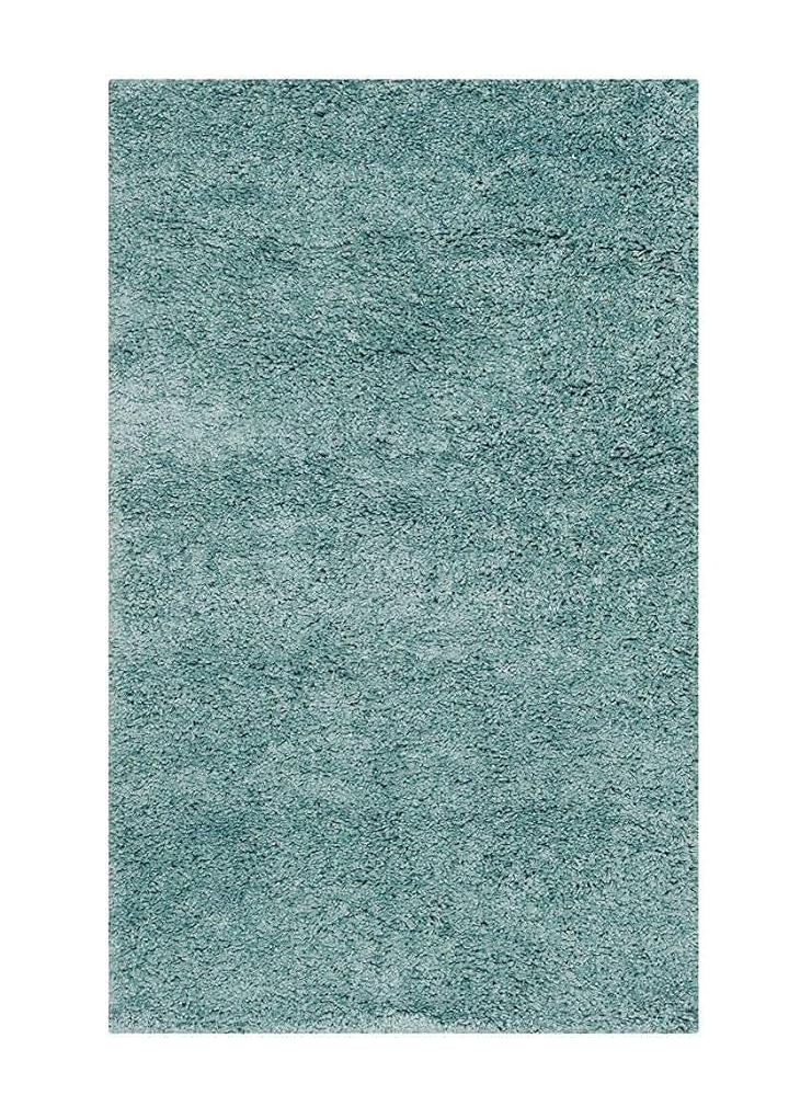 Solid Plain Soft Fluffy Carpet-BLUE