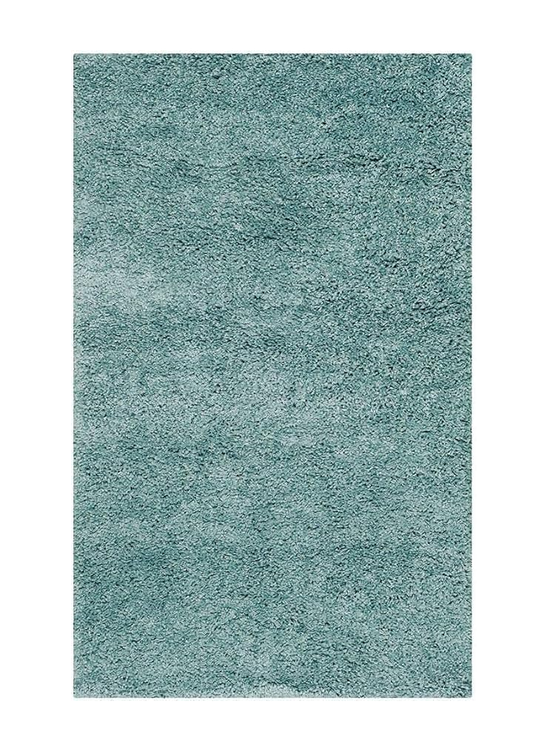 Solid Plain Soft Fluffy Carpet-BLUE