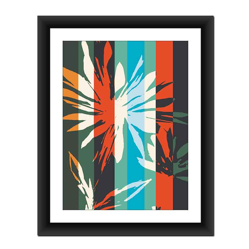 Cassia Flowers Canvas Painting Wall Décor