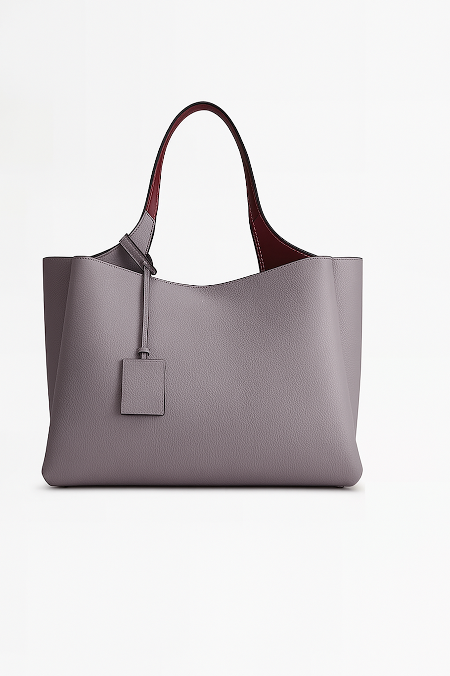 BS BAG Elegant Olive Textured Leather Tote Bag for Women with Dual