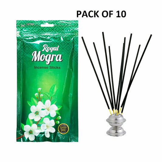 SHUBH LABH Royal Mogra incense Zipper pouch Pack of 10