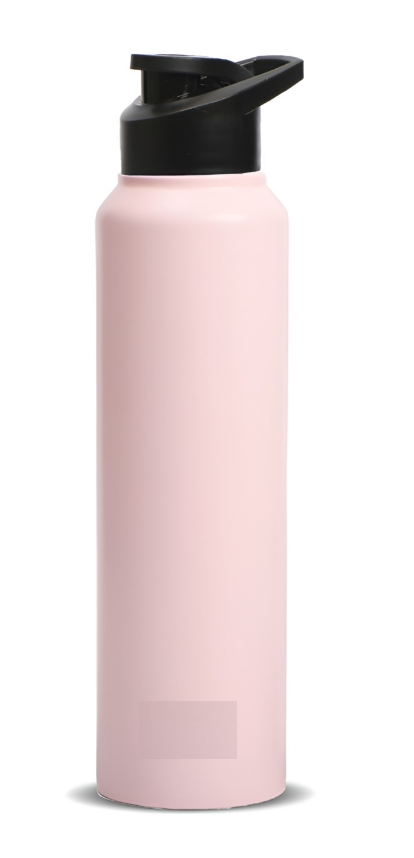Pink Single Stainless Steel Solid Water Bottle 1 L