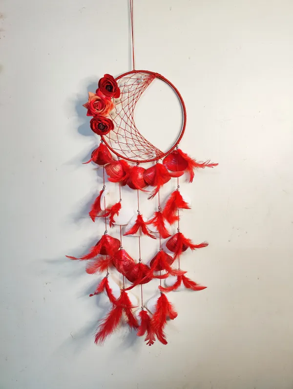 Red Feather Dream Cationer 36 inch For Living Room, Balcony Bedroom