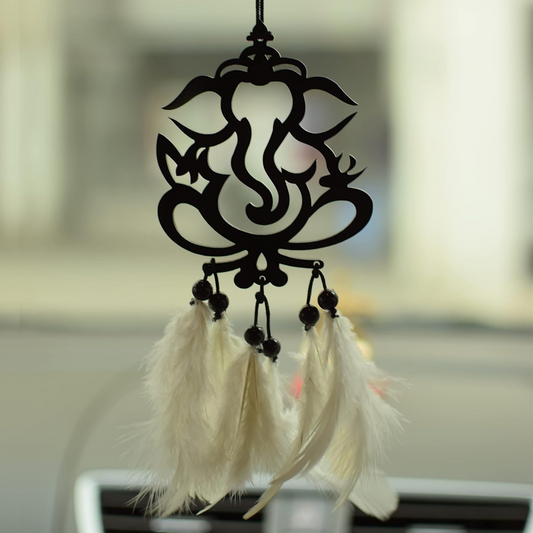 Acrylic Dream Catcher Car Hanging Emblem Wall Hanging Ganesha