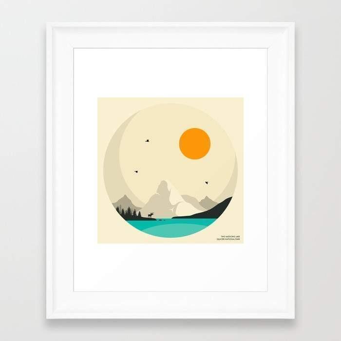 GLACIER NATIONAL PARK, Two Medicine Lake