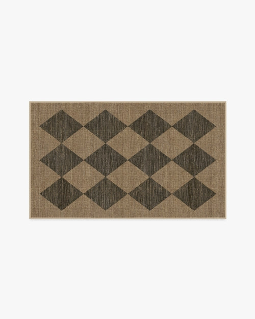 goop Salerno Soft Black Re-Jute Rug