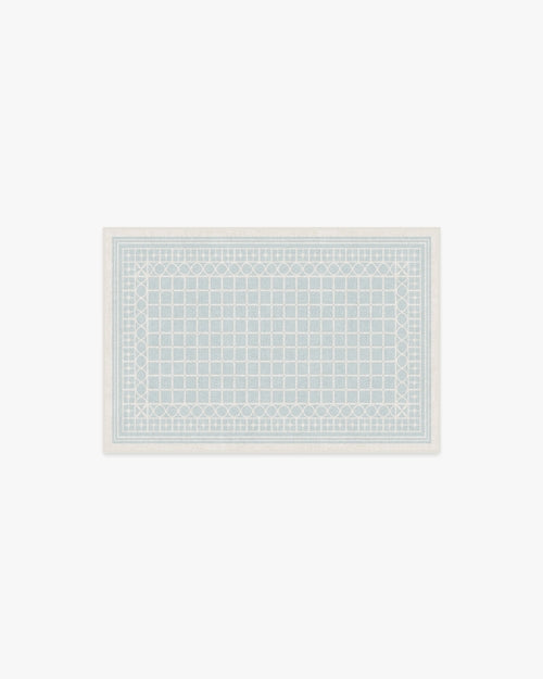 Gray Malin Palm Beach Powder Blue Tufted Rug