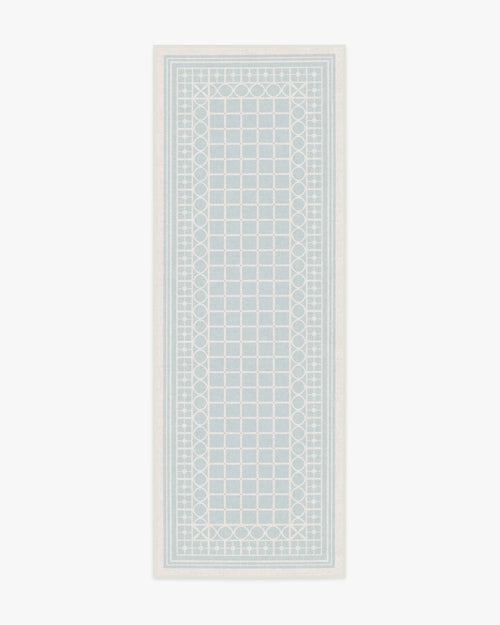 Gray Malin Palm Beach Powder Blue Tufted Rug