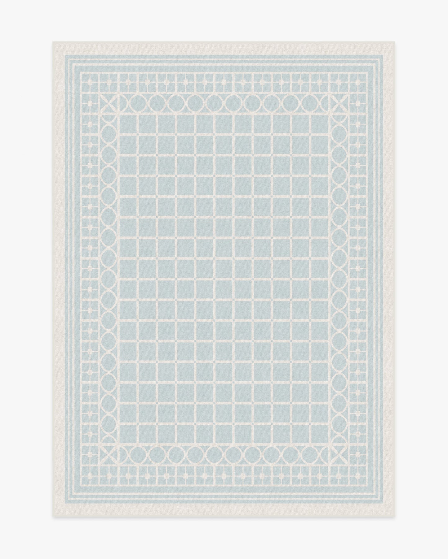 Gray Malin Palm Beach Powder Blue Tufted Rug
